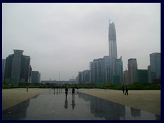 Futian district skyline.